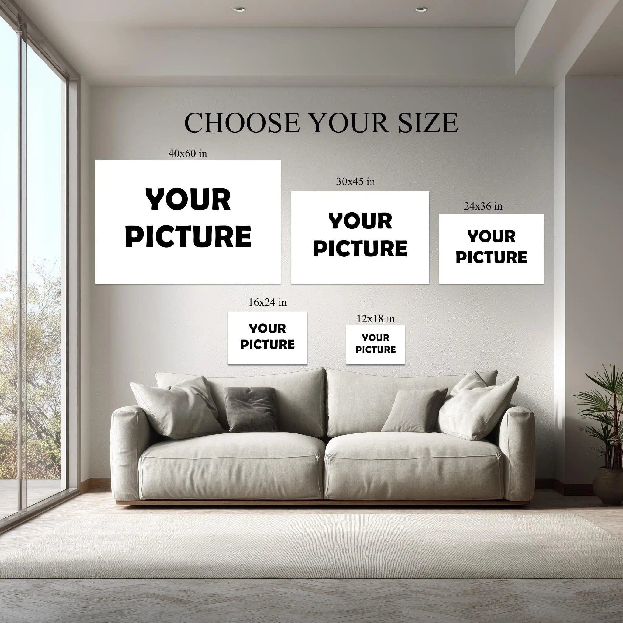 Custom Photo Canvas – We can Print your photo Gallery Wrapped, Personalized Art, DIY Kubo Gallery