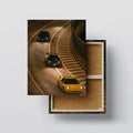 Midnight Drive canvas print, front view with gallery-wrapped edge