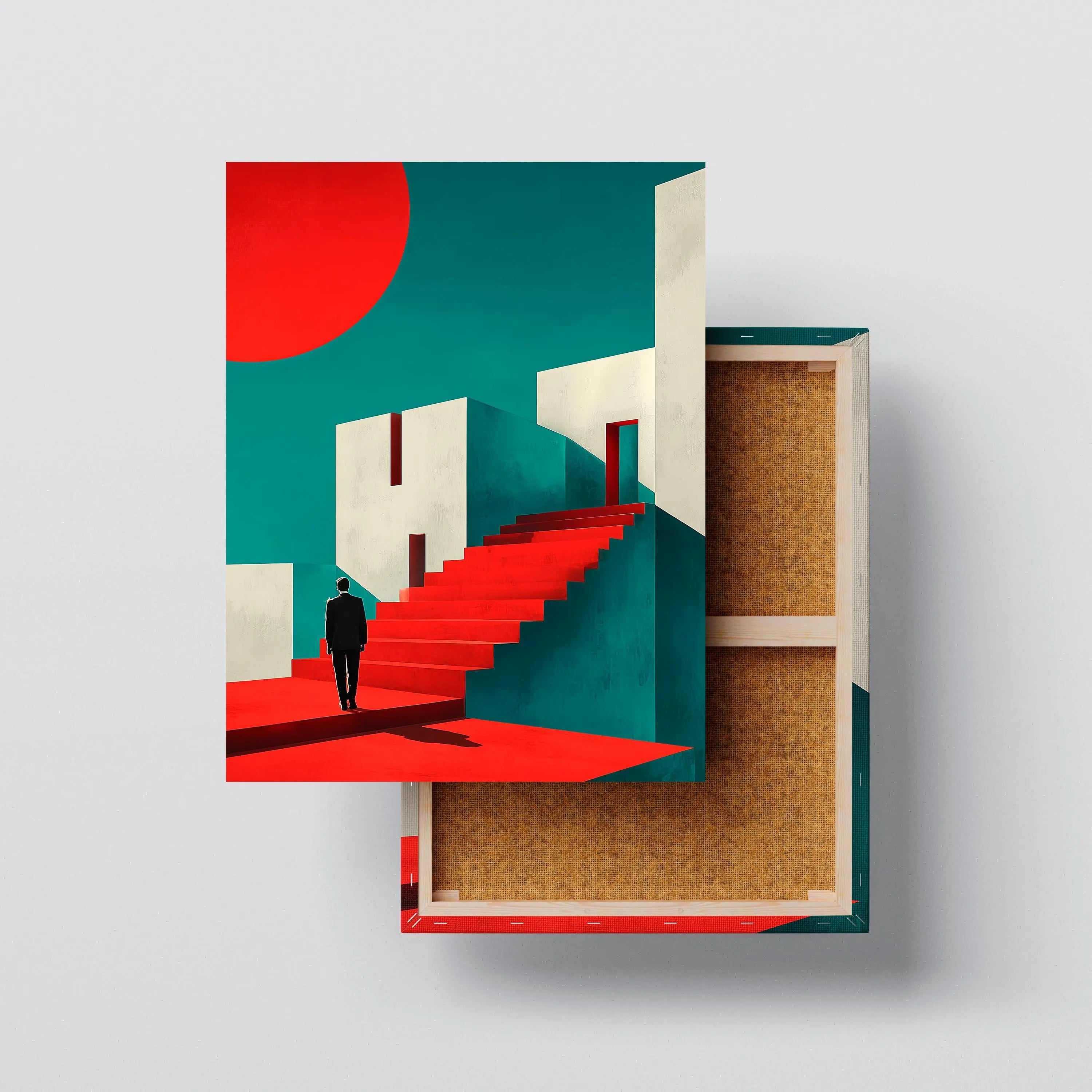 Steps Beyond Reality – Surreal Abstract Canvas Wall Art Kubo Gallery