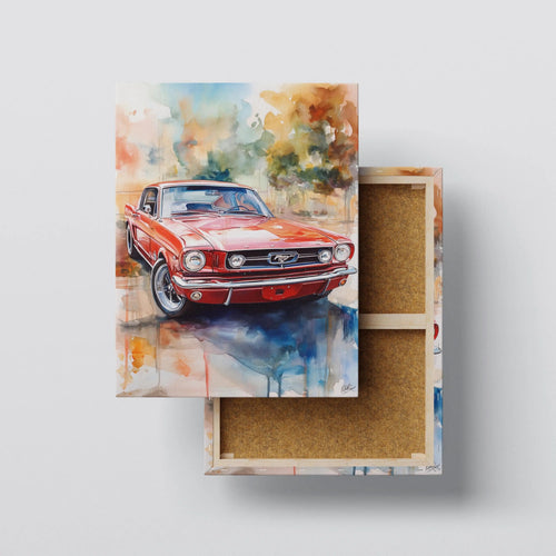 Classic Heritage canvas print, front view with gallery-wrapped edge