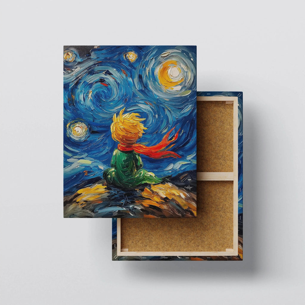 Cosmic Dream canvas print, front view with gallery-wrapped edge
