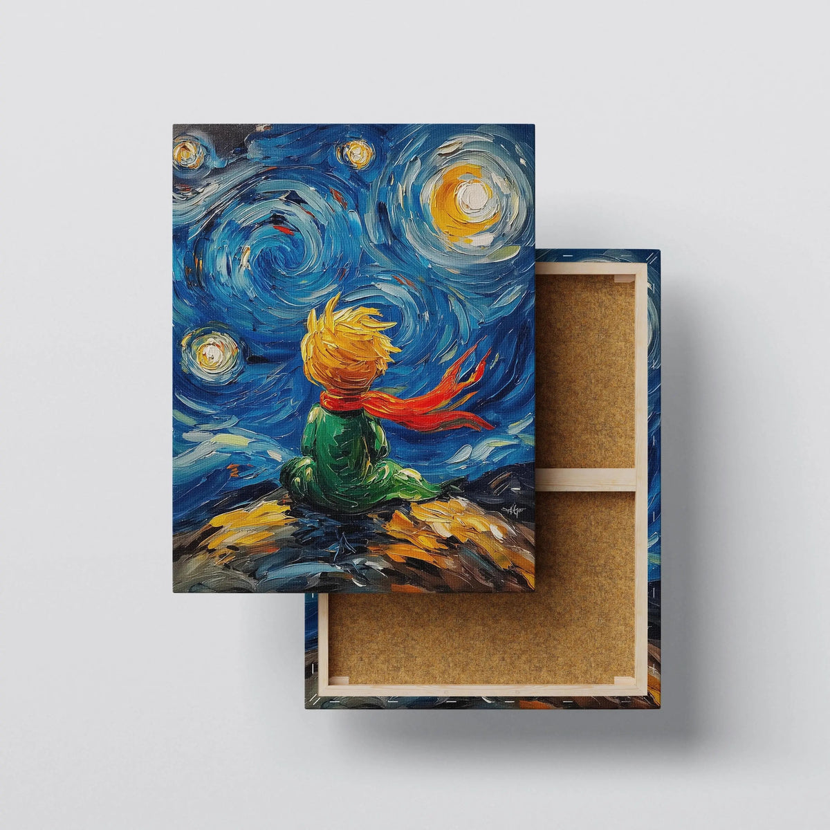 Cosmic Dream canvas print, front view with gallery-wrapped edge