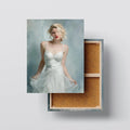 Elegant Muse canvas print, front view with gallery-wrapped edge