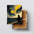 City of Stars canvas print, front view with gallery-wrapped edge