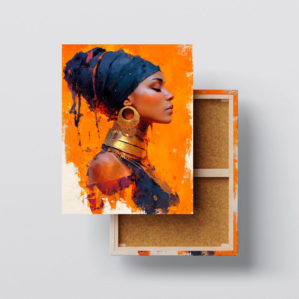 Golden Heritage canvas print, front view with gallery-wrapped edge