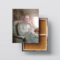 Modern Zeus canvas print, front view with gallery-wrapped edge