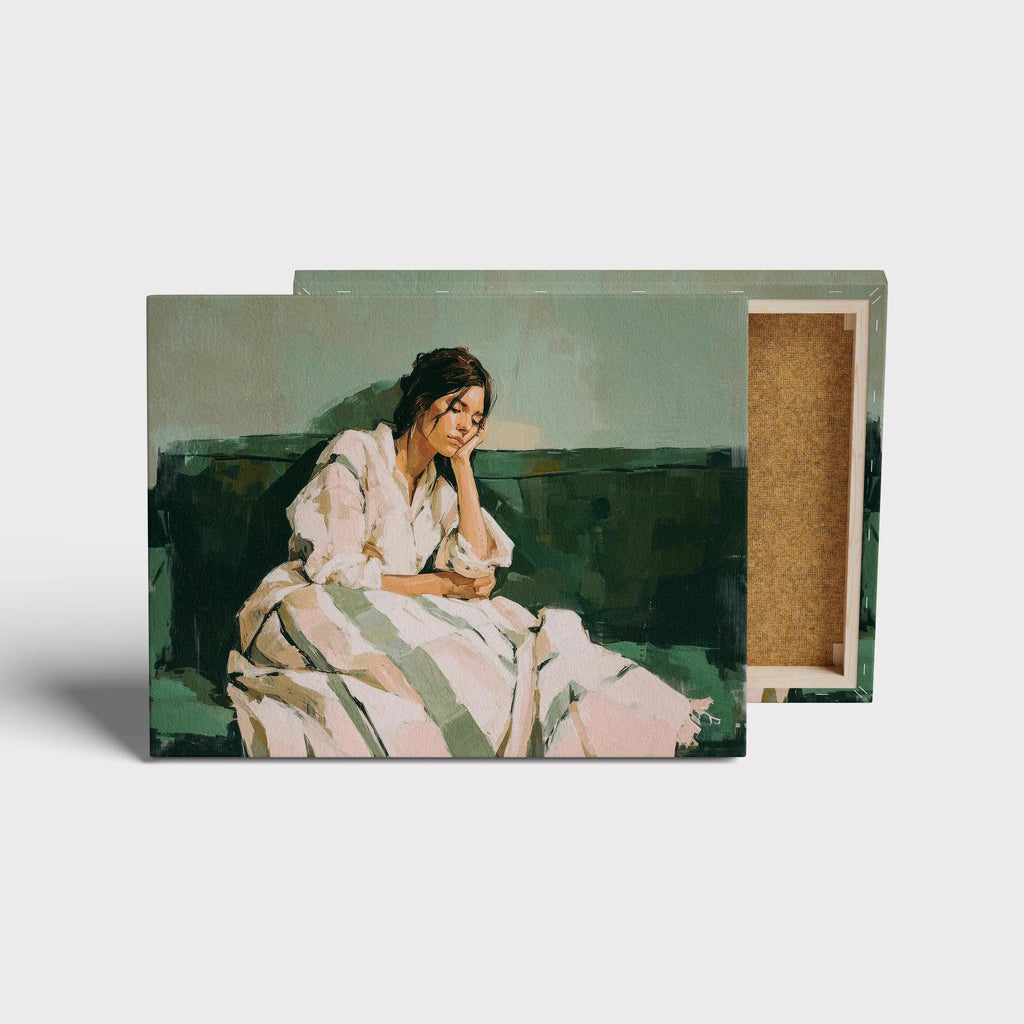 Quiet Reflection canvas print, front view with gallery-wrapped edge