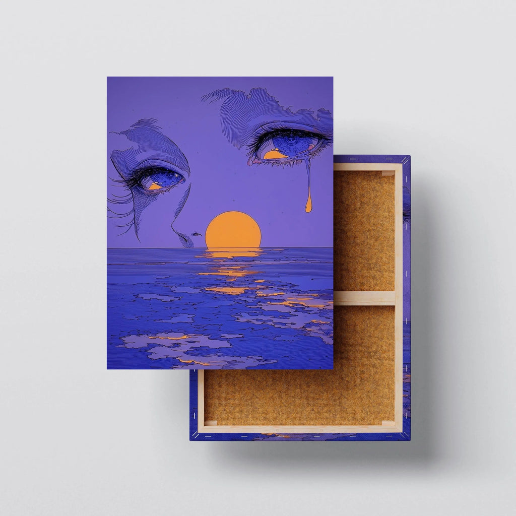Emotional Horizon canvas print, front view with gallery-wrapped edge