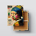 Rebel Muse canvas print, front view with gallery-wrapped edge