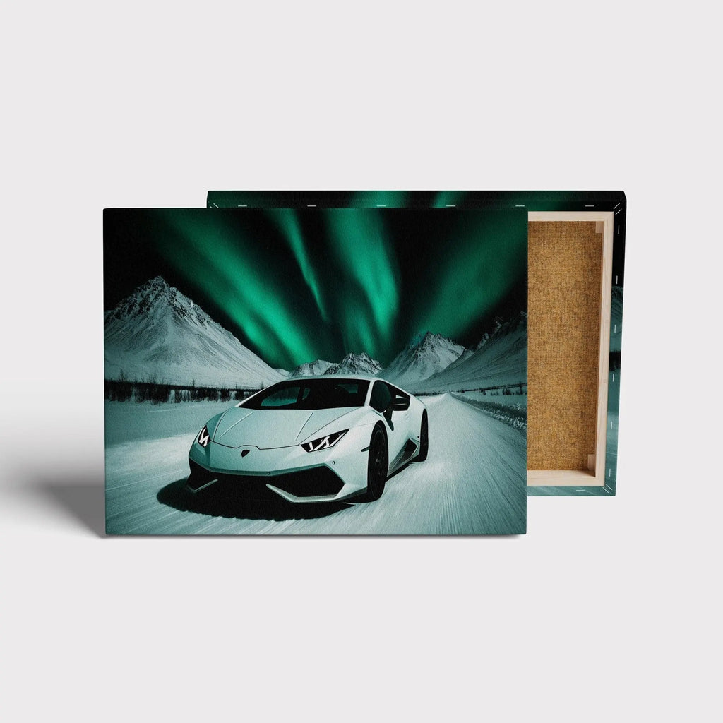 Aurora Drive canvas print, front view with gallery-wrapped edge