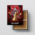 The Gambit Chess Canvas canvas print, front view with gallery-wrapped edge