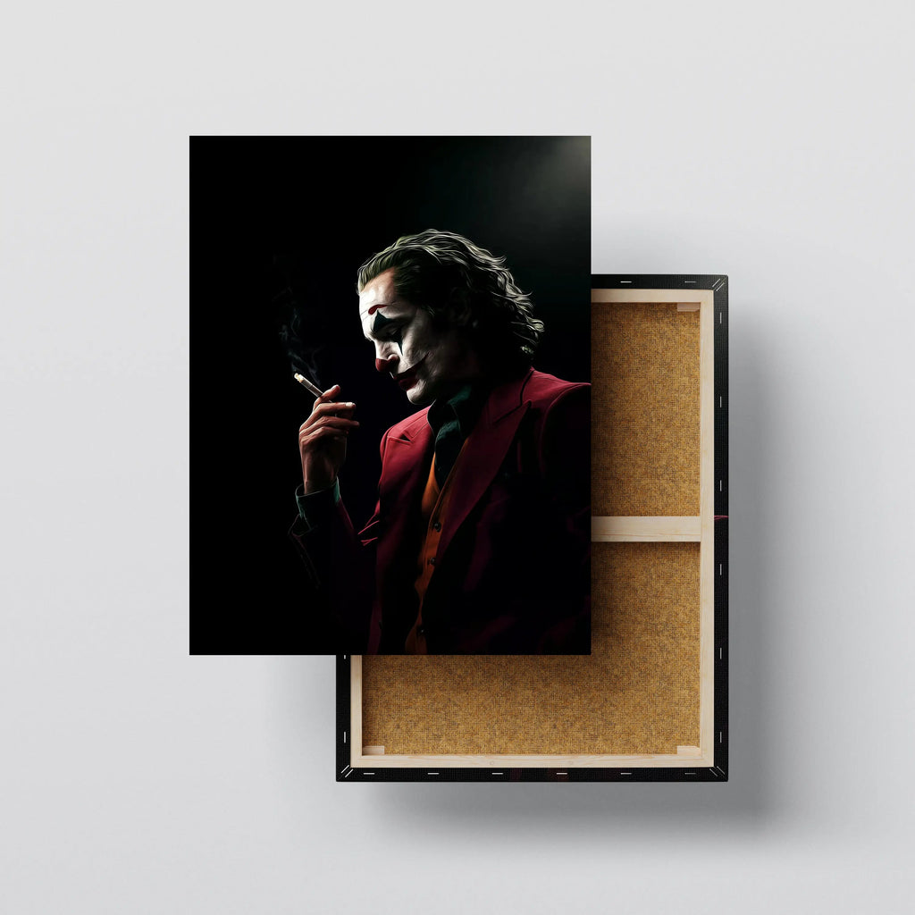 Dark Villain Portrait Wall Art canvas print, front view with gallery-wrapped edge