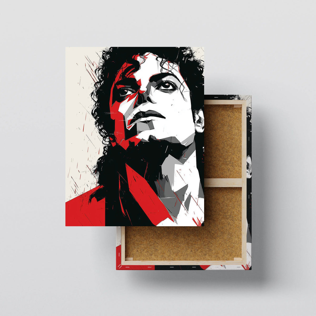 Pop Art Music Icon Wall Art canvas print, front view with gallery-wrapped edge