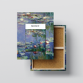 Monet Water Lilies Wall Art canvas print, front view with gallery-wrapped edge
