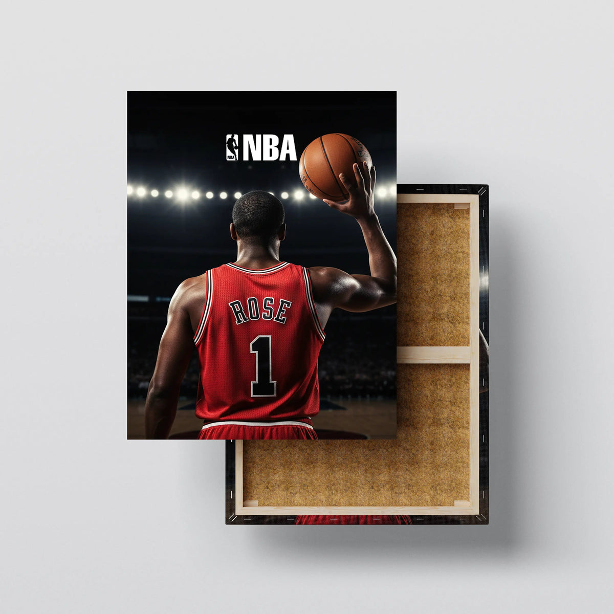 Game Time canvas print, front view with gallery-wrapped edge