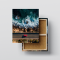 Coastal Road Trip Wall Art canvas print, front view with gallery-wrapped edge